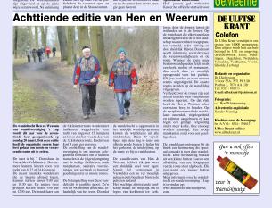 2016-02-29 Ulftse Krant - 18e editie van Hen & Weerum